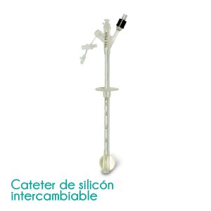 Catéter de silicón intercambiable